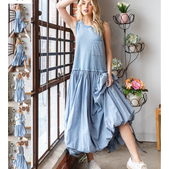 NWT Oli & Hali Jean Balloon Dress - Picture 2 of 4